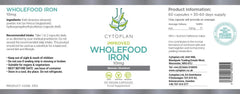Cytoplan Wholefood Iron 10mg 60s