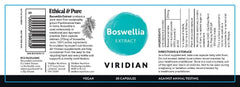 Viridian Boswellia Extract 30s