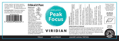 Viridian Organic Peak Focus 60s