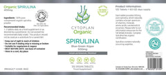 Cytoplan Organic Spirulina 120s