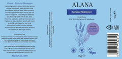 Alana Natural Shampoo Relaxing English Lavender (Bar) 95g