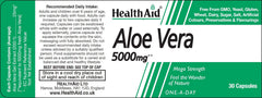 Health Aid Aloe Vera 5000mg 30s