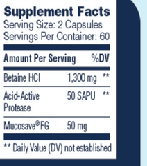 Enzyme Science Betaine HCL+ 120s