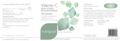 Nutrigold Vitamin C with Citrus Bioflavonoids 60s