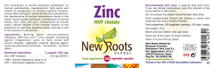 New Roots Herbal Zinc HVP Chelate 100s