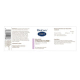 BioCare Vitamin E 200 60s