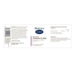 BioCare Vitamin E 200 60s