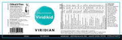 Viridian Multivitamin ViridiKid 90s