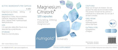Nutrigold Magnesium Citrizorb 100mg 120s