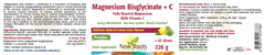 New Roots Herbal Magnesium Bisglycinate + C 226g