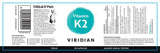 Viridian Vitamin K2 90s