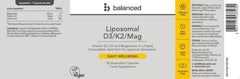 Balanced Liposomal D3/K2/Mag 30s