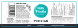 Viridian Milk Thistle Extract 30s
