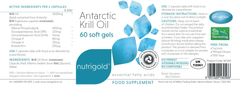 Nutrigold Antarctic Krill Oil 60 Softgels