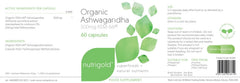 Nutrigold Organic Ashwagandha 60s