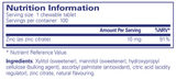 Pure Encapsulations Zinc Chewables 100s
