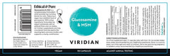 Viridian Glucosamine & MSM 90s