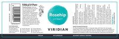 Viridian Rosehip Extract 90s