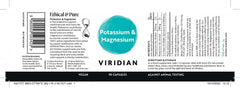 Viridian Potassium & Magnesium 90s