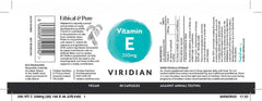 Viridian Vitamin E 330mg 30s