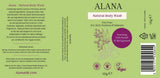 Alana Natural Body Wash Nourishing Patchouli & Bergamot (Bar) 95g