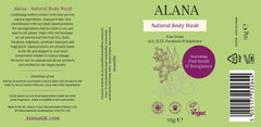 Alana Natural Body Wash Nourishing Patchouli & Bergamot (Bar) 95g