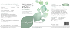 Nutrigold Vitamin C with Citrus Bioflavonoids 120s
