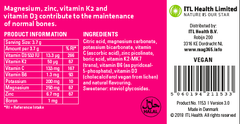 ITL Health MAG365 Magnesium Based Bone Formula Exotic Lemon 180g