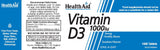 Health Aid Vitamin D3 1000iu 1000s