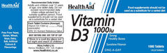 Health Aid Vitamin D3 1000iu 1000s
