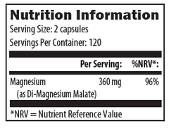 Designs For Health Magnesium Malate 240s