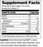 Designs For Health Pure Paleo Bone Broth Protein Vanilla 810g
