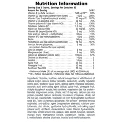 NaturesPlus Animal Parade Multivitamin Natural Orange Flavour 180s