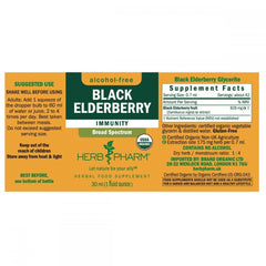 Herb Pharm Alcohol-Free Black Elderberry 30ml