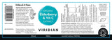 Viridian Organic Elderberry & Vit C Extract 100ml