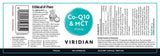 Viridian Co-Q10 & MCT 100mg 30s