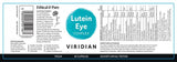 Viridian Lutein Eye Complex 60s