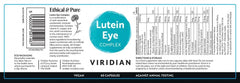 Viridian Lutein Eye Complex 60s