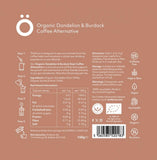 Otzibrew Organic Dandelion & Burdock Root Coffee Alternative 160g