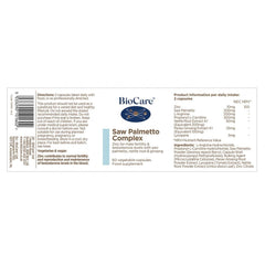 BioCare Saw Palmetto Complex 60s