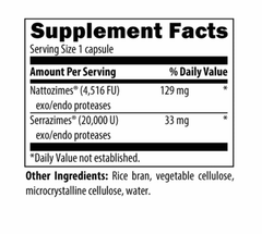 Designs For Health Natto-Serrazime 120s