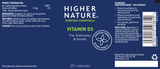 Higher Nature Vitamin D3 (500iu) 120s