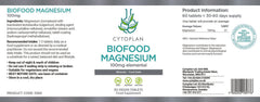 Cytoplan Biofood Magnesium 100mg 60s