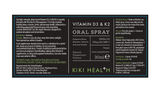 Kiki Health Vitamin D3 & K2 Oral Spray Natural Peppermint Flavour 30ml