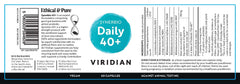Viridian Synerbio Daily 40+ 60s