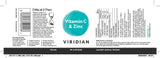 Viridian Vitamin C & Zinc 90s