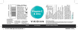 Viridian Vitamin C & Zinc 30s