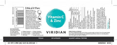 Viridian Vitamin C & Zinc 30s