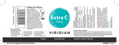 Viridian Extra C 950mg 120s