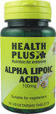 Health Plus Alpha Lipoic Acid 100mg
